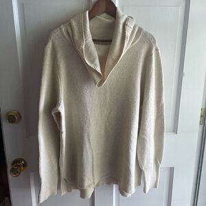 DKNY | cozy cream cowl neck sweater XL